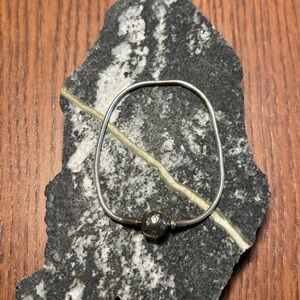 Authentic Pandora Silver Essence Snake Bracelet with Barrel Clasp 925